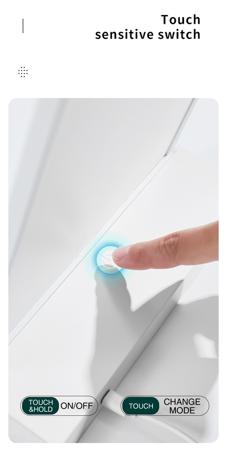 A4 Size LED Menu Stand Countertop Acrylic Holder Display With 7 Colors
