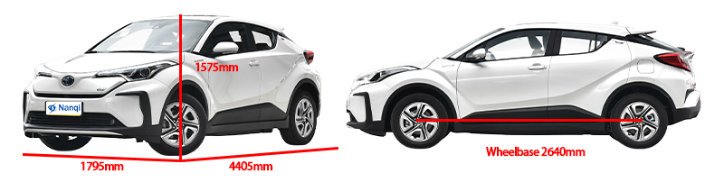 FAW Toyota Izoa E Toyota SUV Electric Car 5 Door 5 Seater High Speed