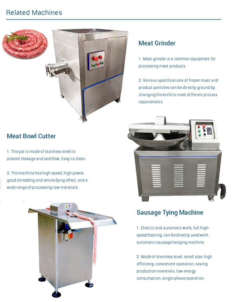 High Capacity Large Scale Commercial Sausage Making Machine