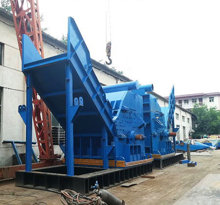 Crushing Household Appliances Scrap Iron Zinc Crusher Metal Crusher Machine