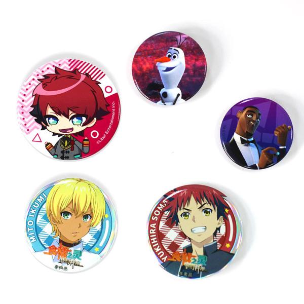 Button Badge Manufacturer Wholesale Custom Printed Design Logo Blank Plastic