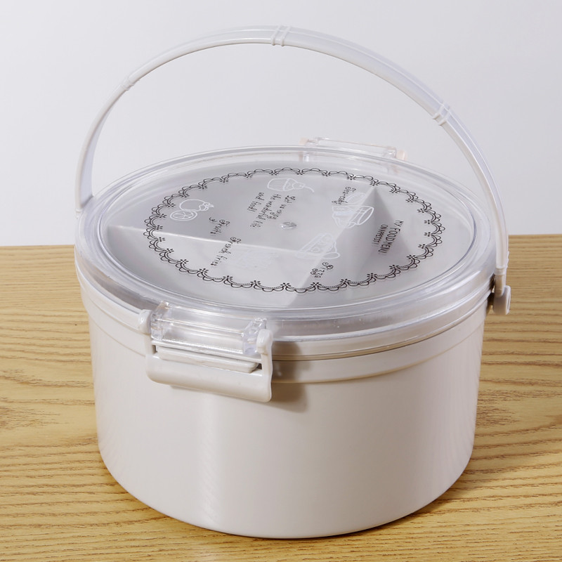 Childrens Recycled Plastic Lunch Boxes With Handle Spoon Fork