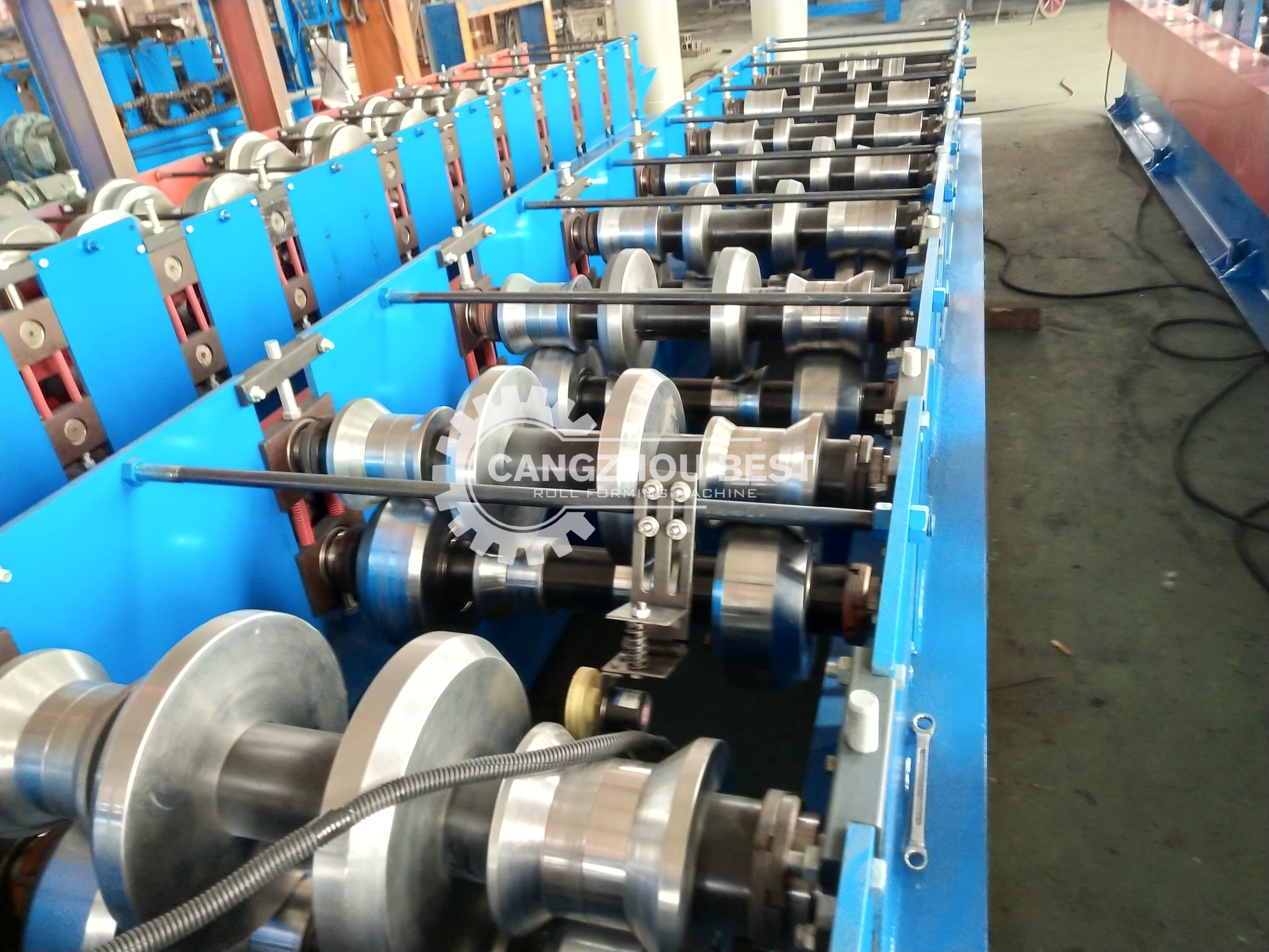 K Span Type Super Arch Plate Plc Gi Sheet Making Machine