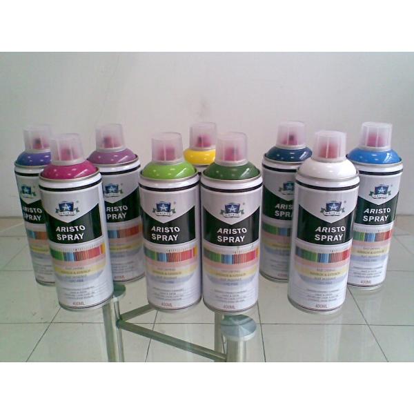 Non toxic Eco-friendly Artist Aerosol Spray Paint for Wood / Plastic / Metal