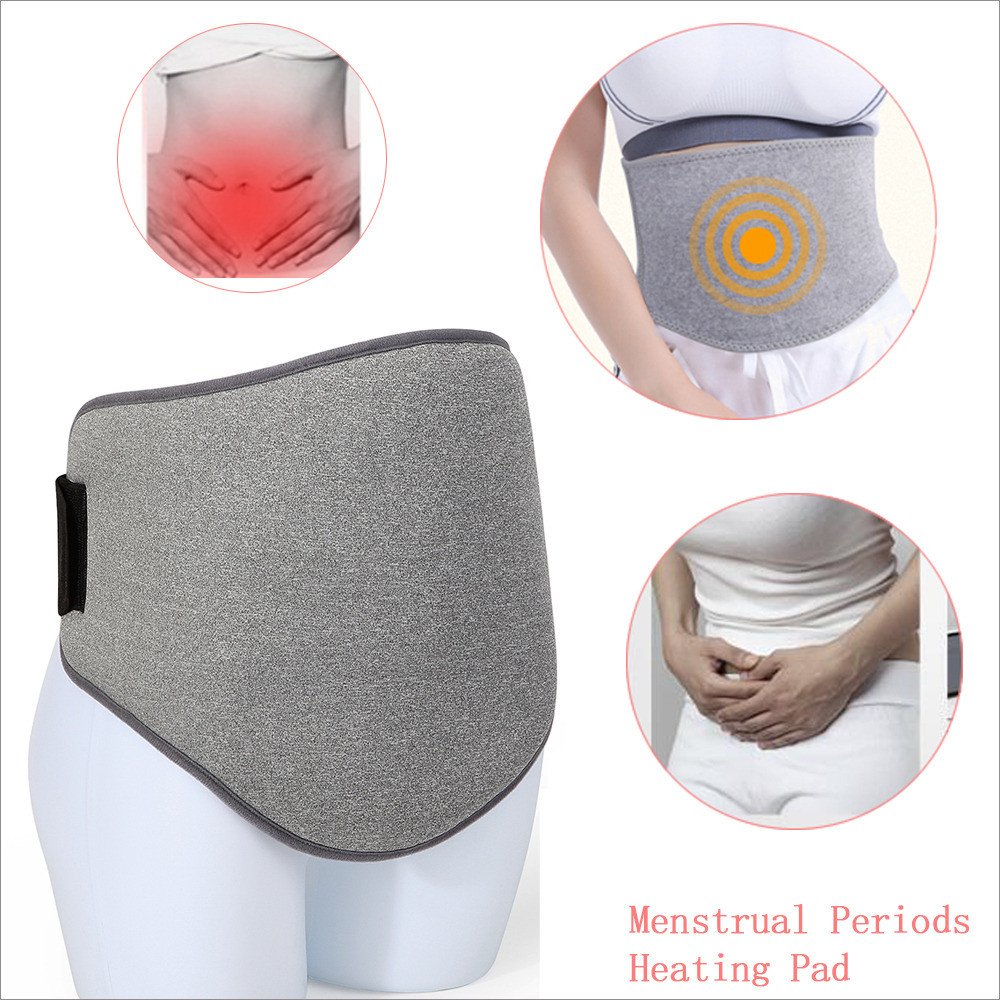 USB Heated Warm Palace Belt Far Infrared For Waist Stomach Cramps