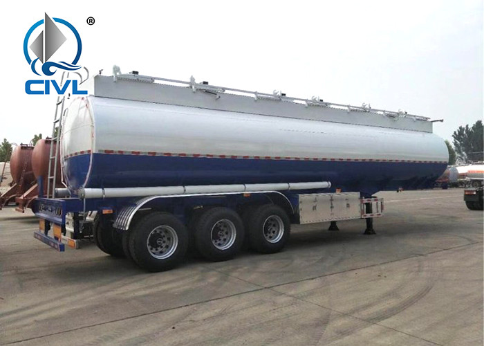 45 M3 Three FUWA Axles Oil Tank Small Semi Trailer Truck option colour with 12.00R22.5model tire