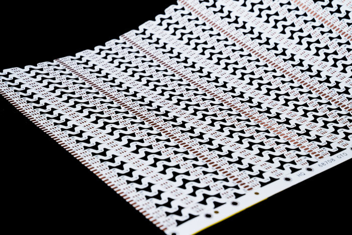 Flexible bendable S-shaped 5050RGB circuit board for advertising sings with LED strip fpcb and SMT