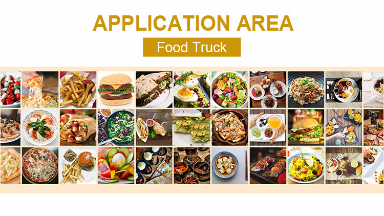 Customized Fully Equipped Food Truck Concession Bubble Tea Coffee Food Trailers