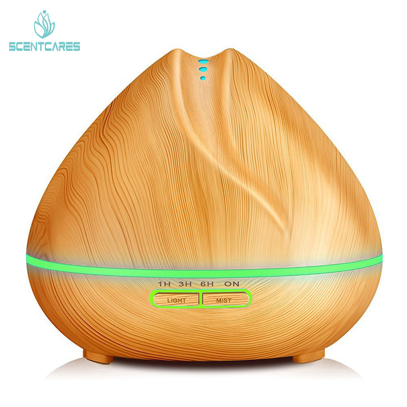 Cool Mist 300ML Essential Oil Diffuser Wood Grain Aromatherapy Diffuser