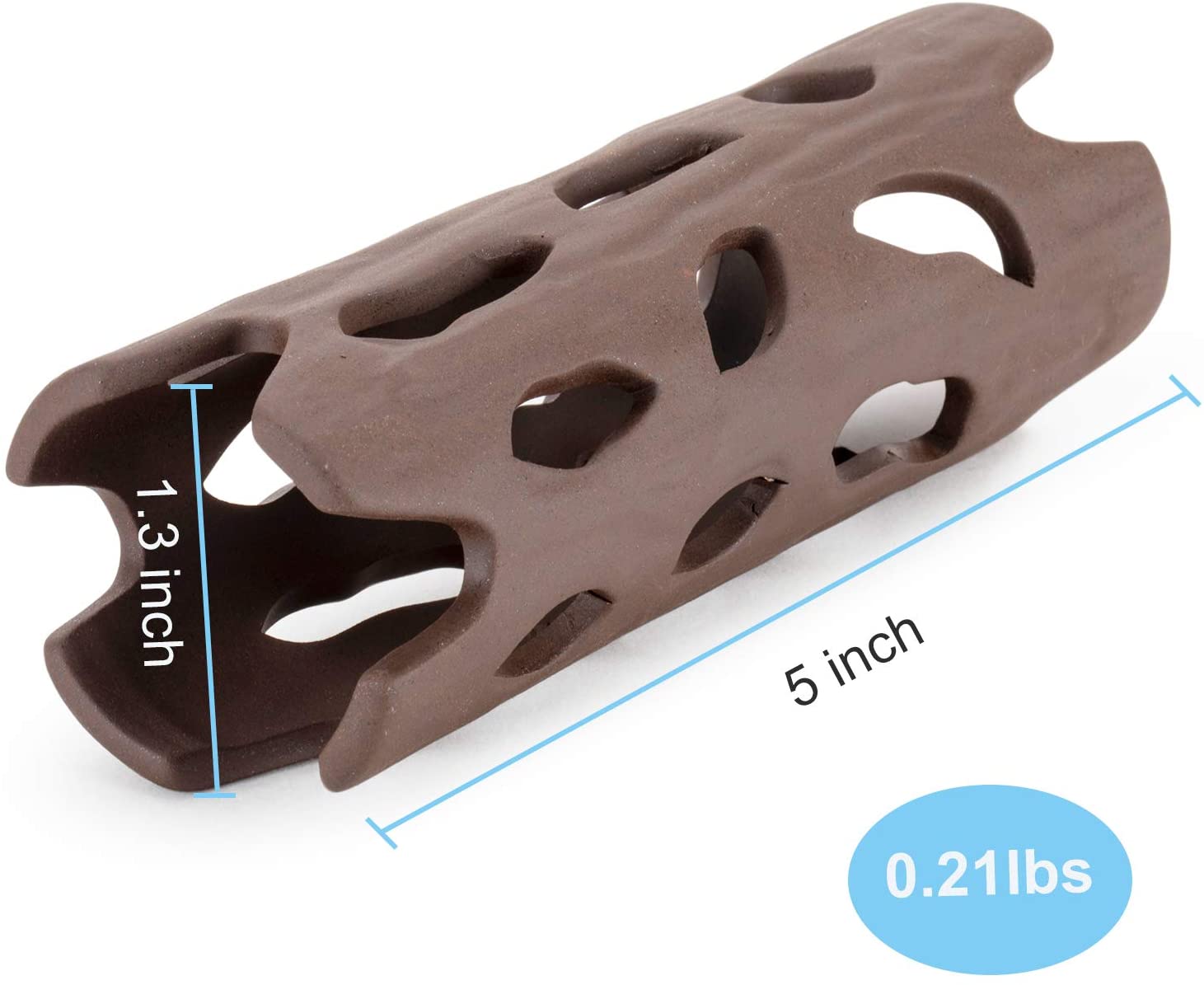 HYGGER Ceramic Realistic Wood Saltwater Tank Accessories