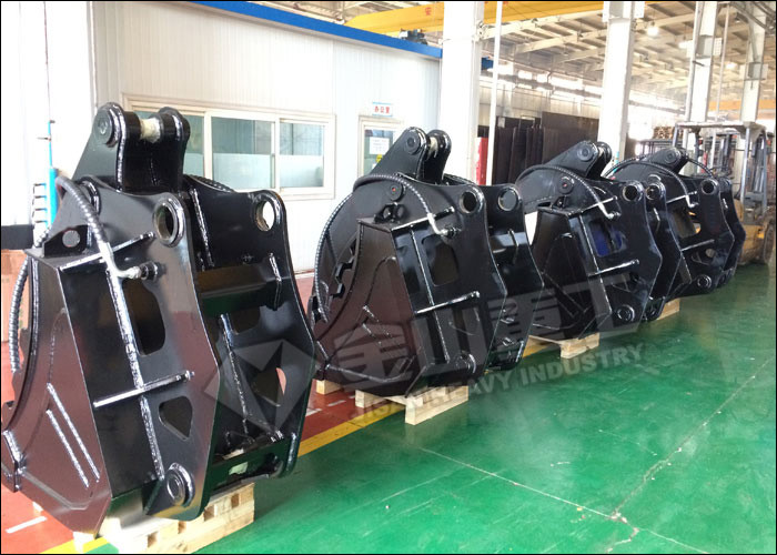 Big Cylinder Backhoe Bucket Thumb Non Rotating JSS06 For PC120 PC160