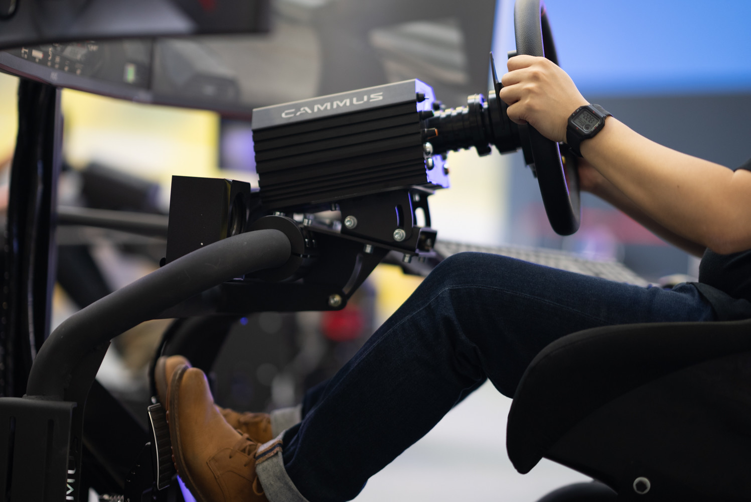 Aluminium Monocoque PC Racing Simulator With 3 Pedals