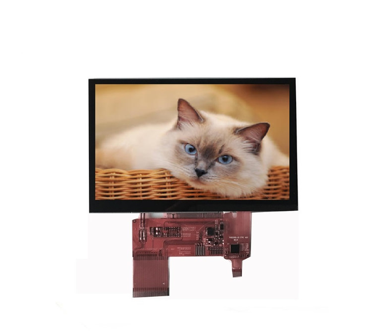800*480 ST7262 LVDS Interface 5 Inch Tft Lcd Display