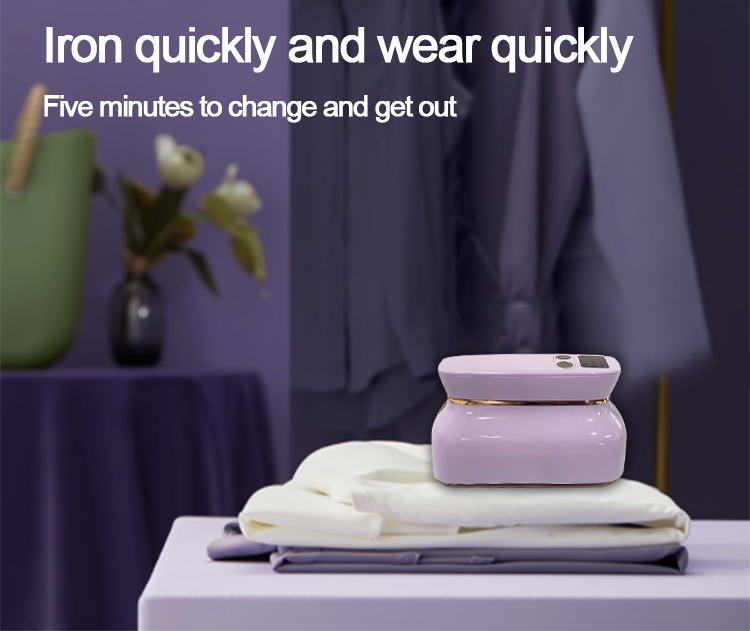 Auto-shut off 10 minutes 2 in 1 Mini Steam Hanging Ironing Machine for Home and Travel
