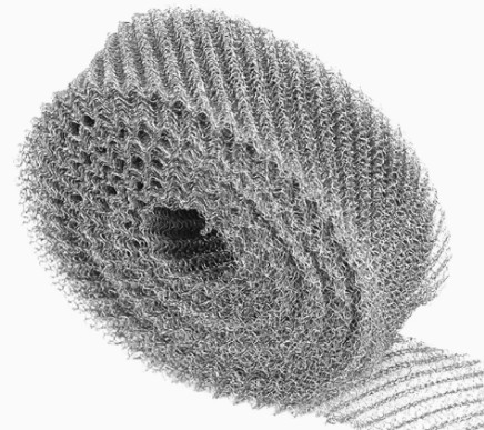 Stainless Steel Knitted Mesh Filter Elements for Liquid Filtration