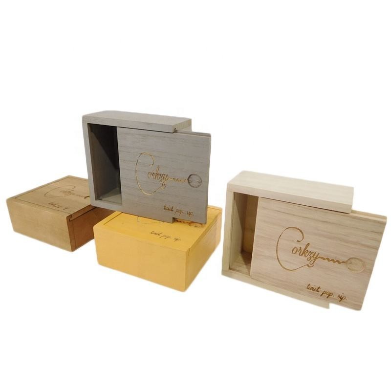 Multi Purpose Wood Gift Packaging Boxes Solid Wood Keepsake Box
