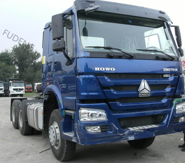 6x4 Fuel Tank 80 Ton 420HP 4WD Tractor Dump Truck