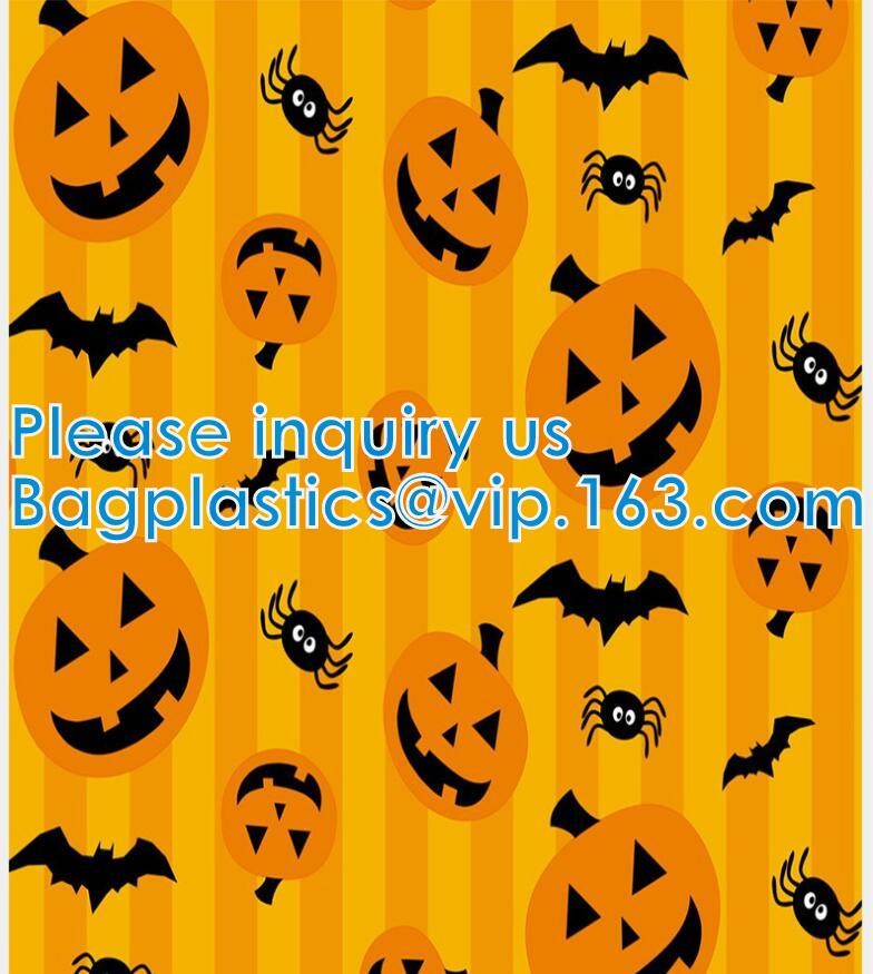 Vinyl Christmas Happy Halloween Banquet Event & Party Supplies Decoration Ployester Tablecloths Table Cover picnics