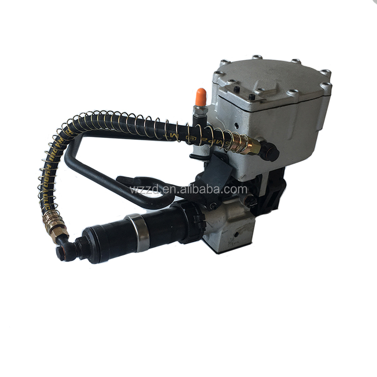 Gray Pneumatic Steel Strapping Tool Semi Automatic Pallet Wrapper Packing Tool