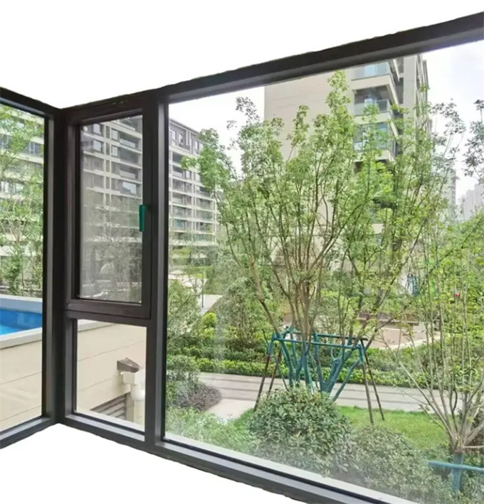 Office Skate 90 Series Inswinging Casement Windows With Thermal Break Aluminum Design