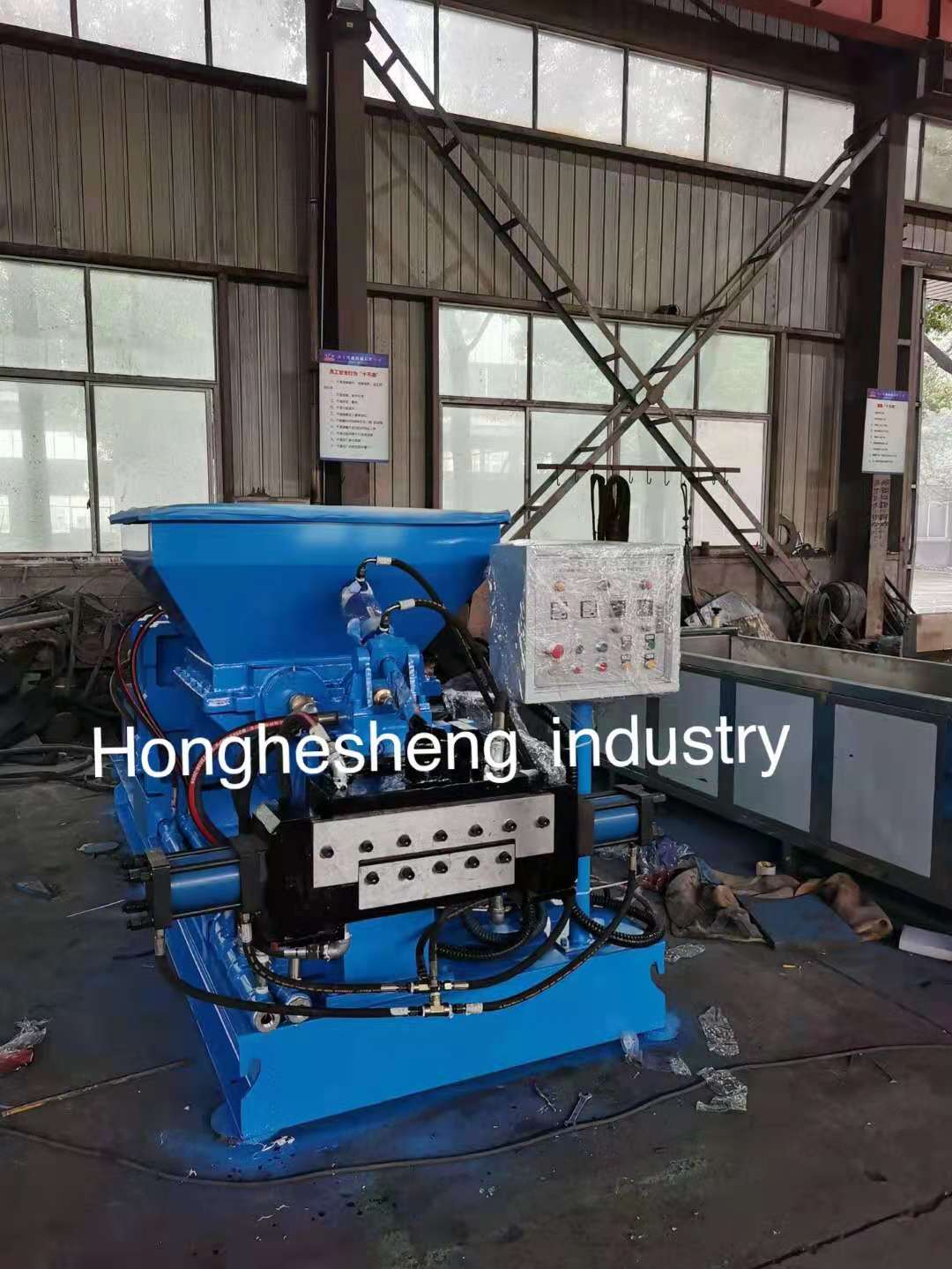 EPDM gasket extrusion line/ EPDM rubber production machine/EPDM Granules making line