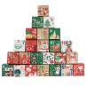 Buy cheap Colorful Square EN13432 Christmas Candy Packaging Box 7*7*7cm from wholesalers