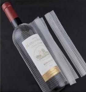China PE Protective Plastic Mesh Sleeve , Protective Wine Bottle Sleeve FDA Approved on sale