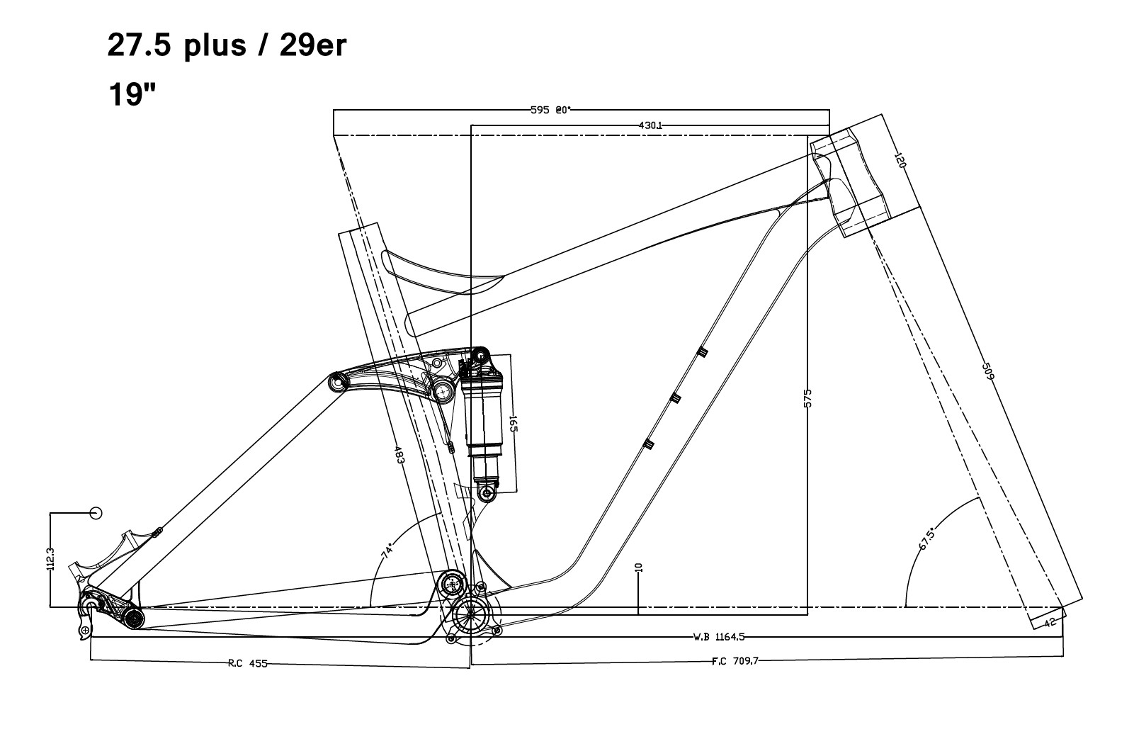 27.5er Alloy Bicycle Frame