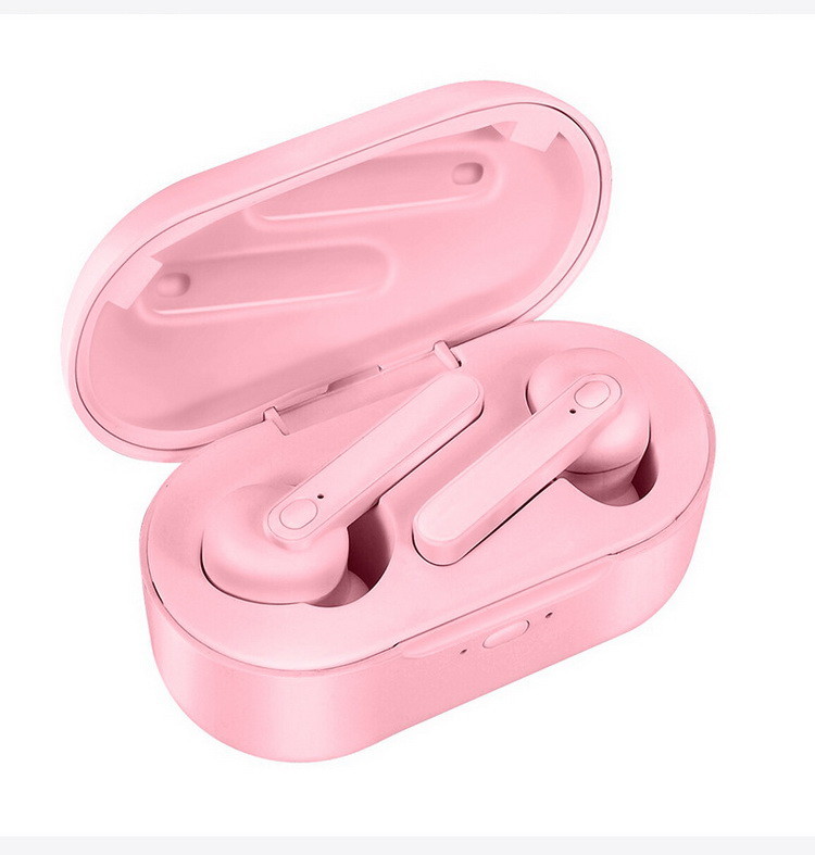 Black Bluetooth Ipx8 Waterproof Earbuds With Microphone