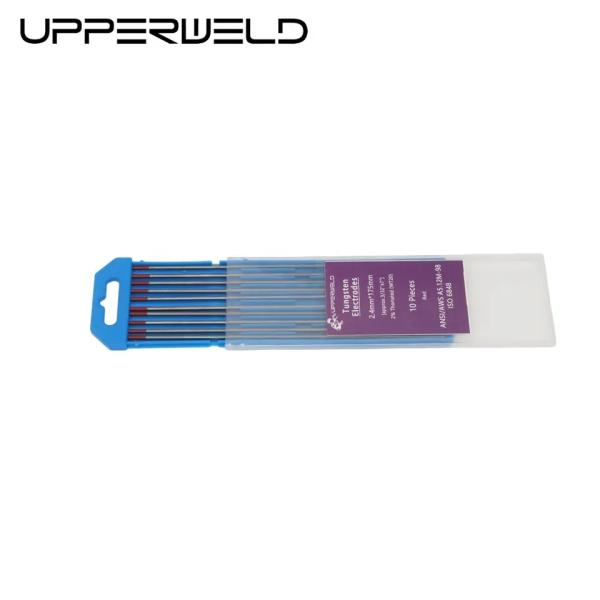 WT20 Tungsten Electrodes for TIG Welding 2% Thoriated Red 10-Pack 175 2.4mm 3/32 Inch