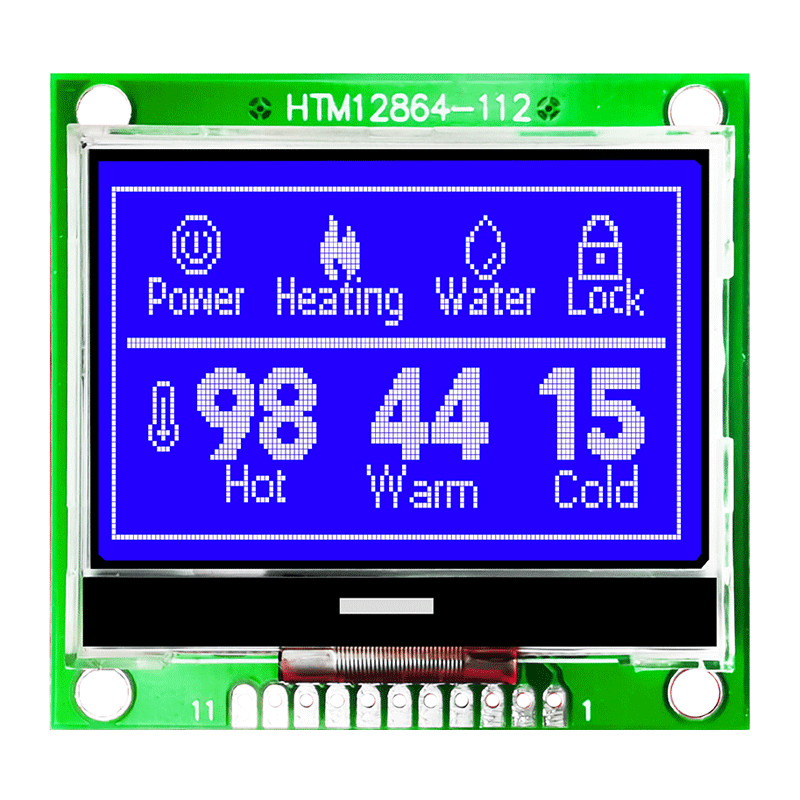 11PIN Graphic LCD Module RoHS Complianted Liquid Crystal Display