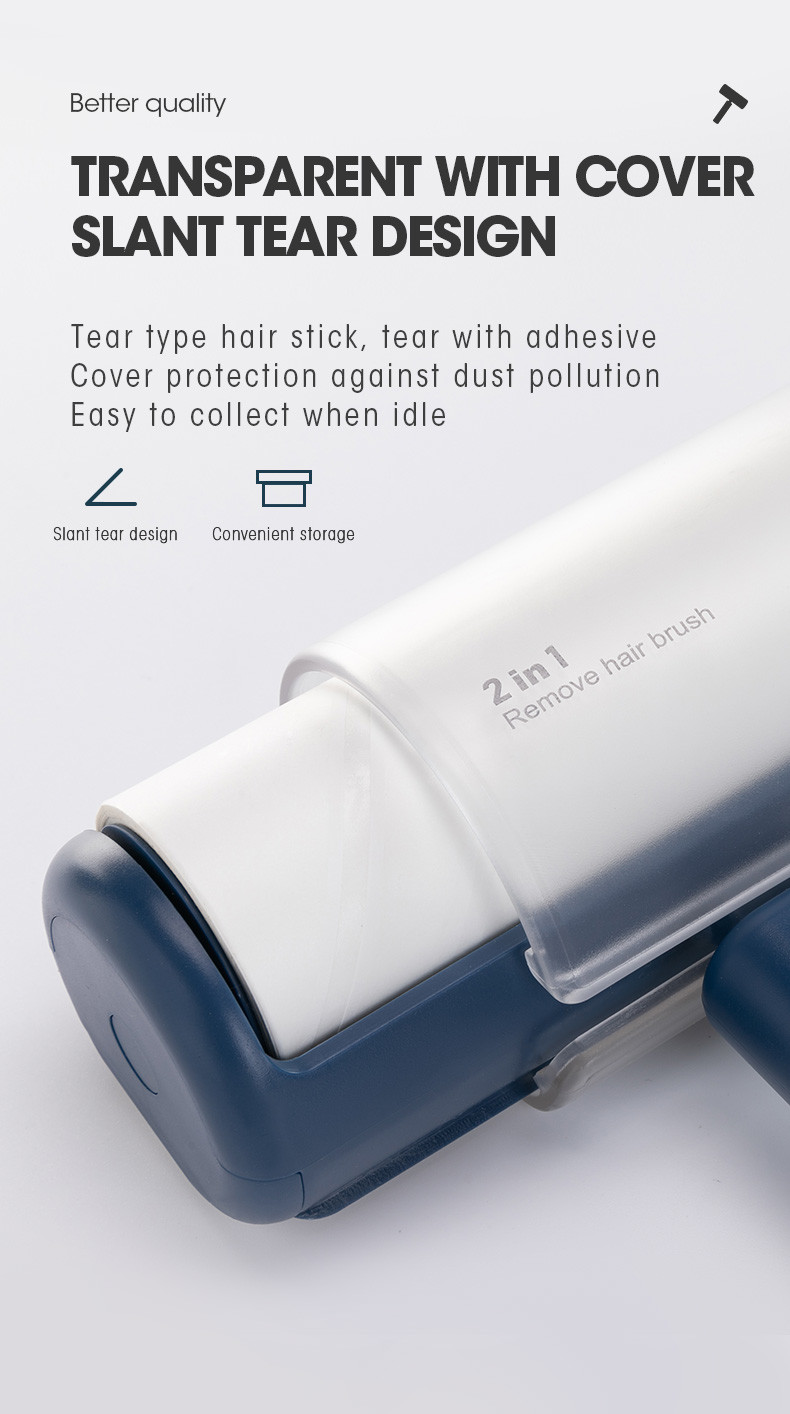 Household Cleaning Portable Pet Hair Tape Roller Sticky Lint Tape Roller
