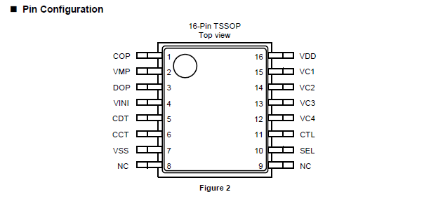 Miniature Battery Management Battery Protection IC 3 OR 4 Serial Cell S-8254A