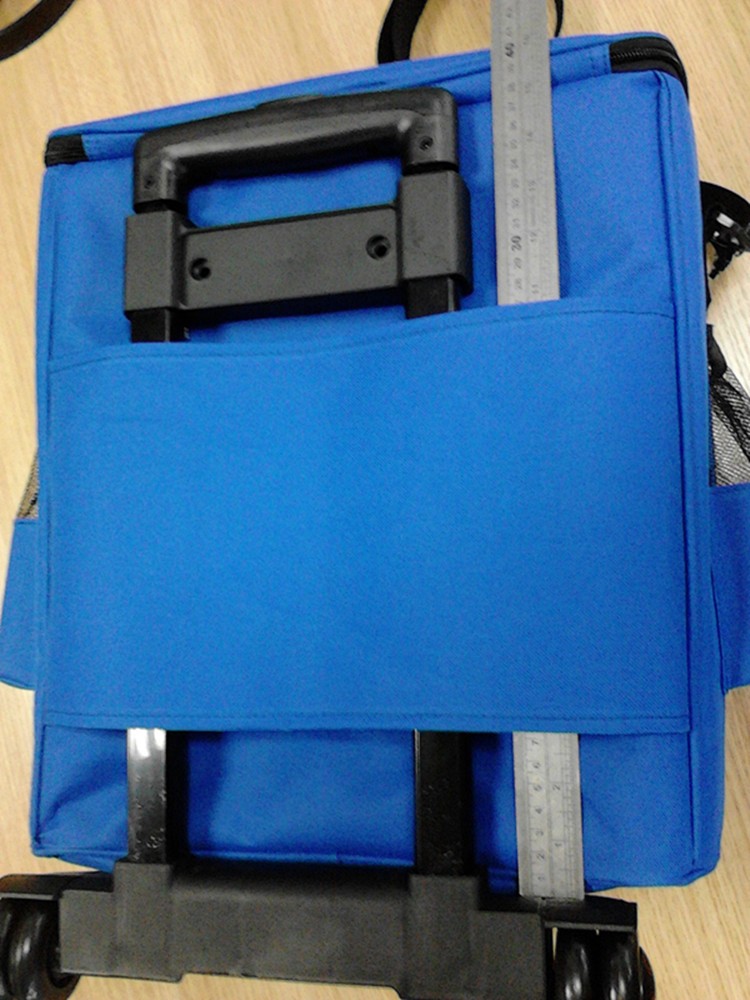 Factory Direct wholesale portable shopping trolley large insulated thermal food carry bag/insulted cooler bag