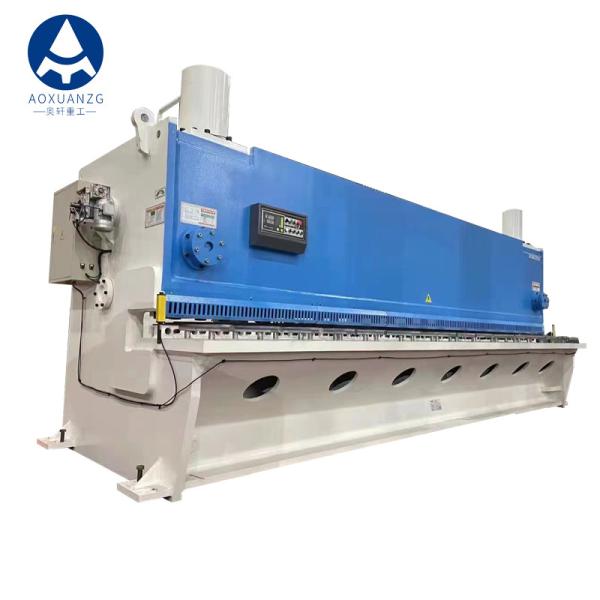 Hydraulic Guillotine Servo Pump Controlled Brake Shear 4mm Sheet Metal Power