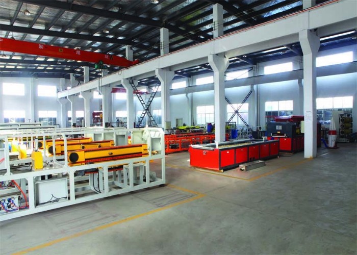 Single / Multiple Layer PE Pipe Extrusion Line For 63-630mm PP Pipe Diameter