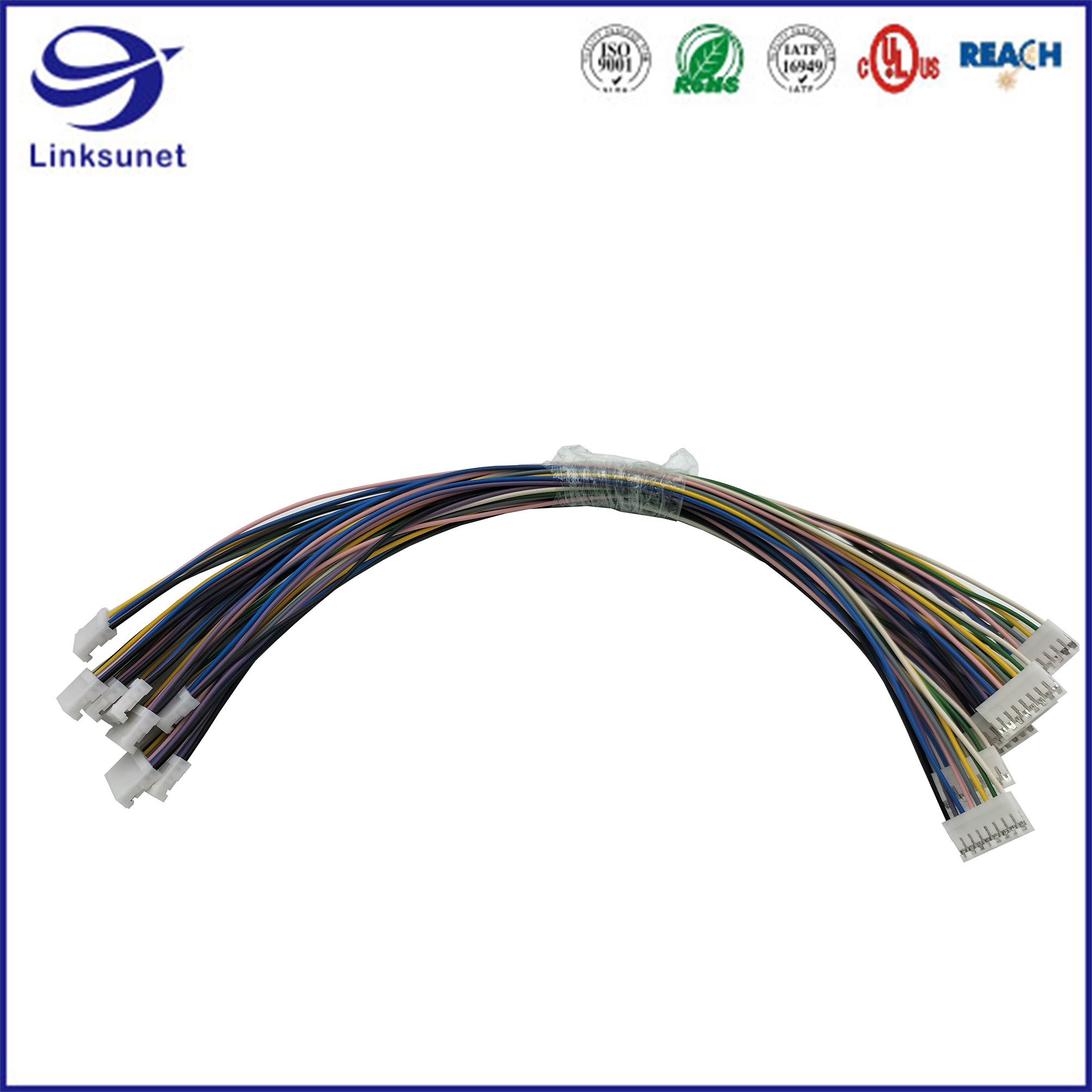 DF1B 6S 2 2.50mm Female Receptacle Car Wiring Harness Wire To Board Free Hanging
