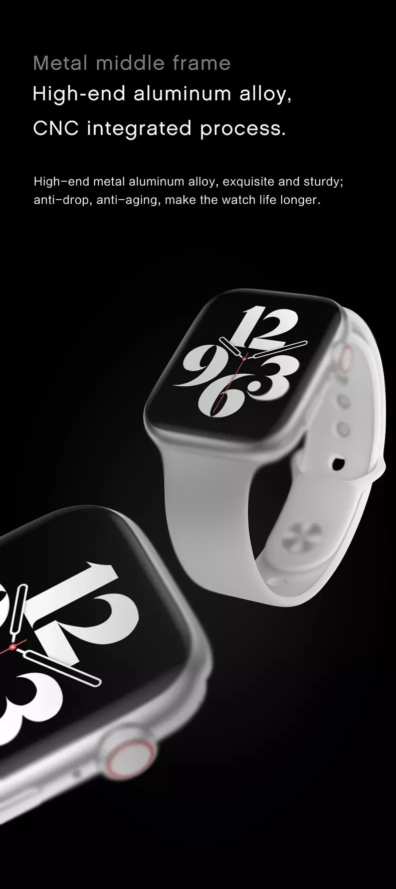 1.78 HD Screen Heart Rate Pedometer Bluetooth Calling Smartwatch