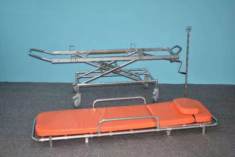 Aluminum Alloy MRI Patient Stretcher Non Magnetic Bed Transport Examination In Hospital