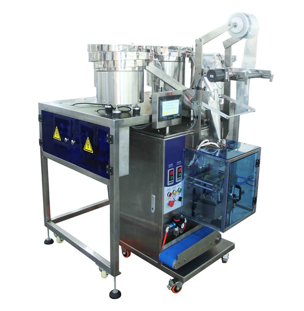Manual Feeding Screw And Nut Semi-Automatic Packaging Machine Hardware Fittings Packing Machine Screws Bolt Packing Machine