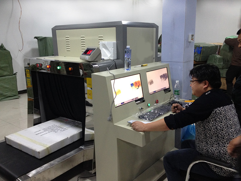 Public Security Checking X Ray Baggage Machine Low Noise , ISO Standard