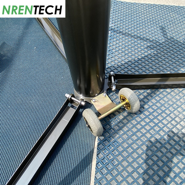 15m Aluminum Mobile Crank Up Telescoping Mast 10kg payloads