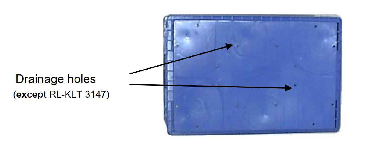 ISO9001 2015 Certified Industrial Plastic Storage Box For Easy Stacking Transport