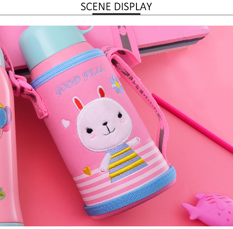 Custom Animals Pattern Child Bottle Bag with Adjustable Shoulder