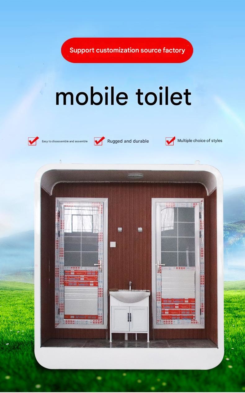 Outdoor Public Toilets Portable and Shower-Ready for Any Occasion