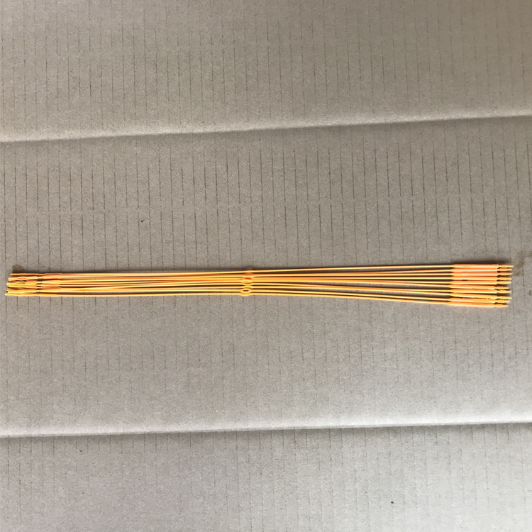 Yellow Plastic Heald Wire Waterjet Loom Spare Parts For Weaving Machine