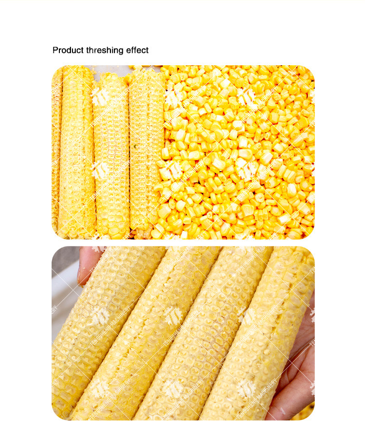 Tengsheng Corn Thresher Machine Frequency Converter Mini Shelling