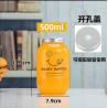 Buy cheap 12oz Clear 49mm Straw Hole Disposable Plastic Jars from wholesalers
