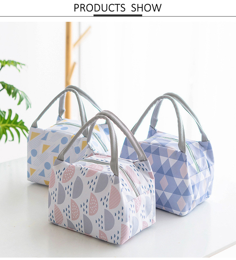 Stylish Polyester Cooler Tote Women Insulated Lunch Cooler Bags