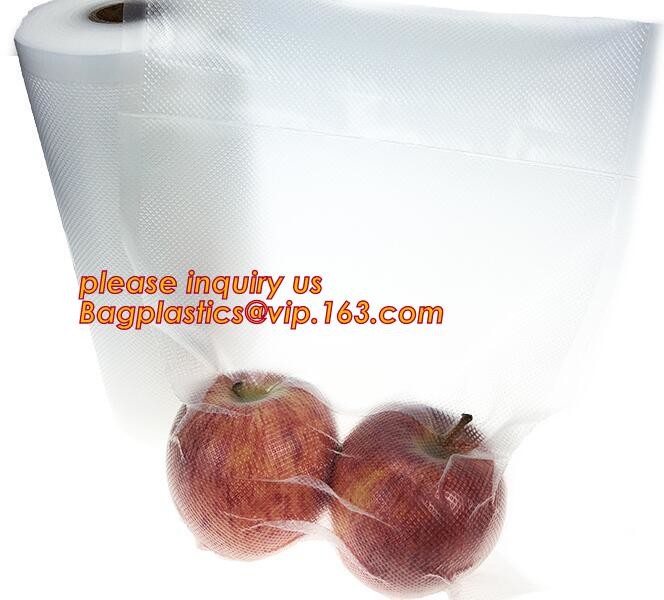nylon pe vacuum pouch sealed vacuum bag 3 side sealed vacuum bag vacuum pouch Zipper with valve vacuum bags Three side s